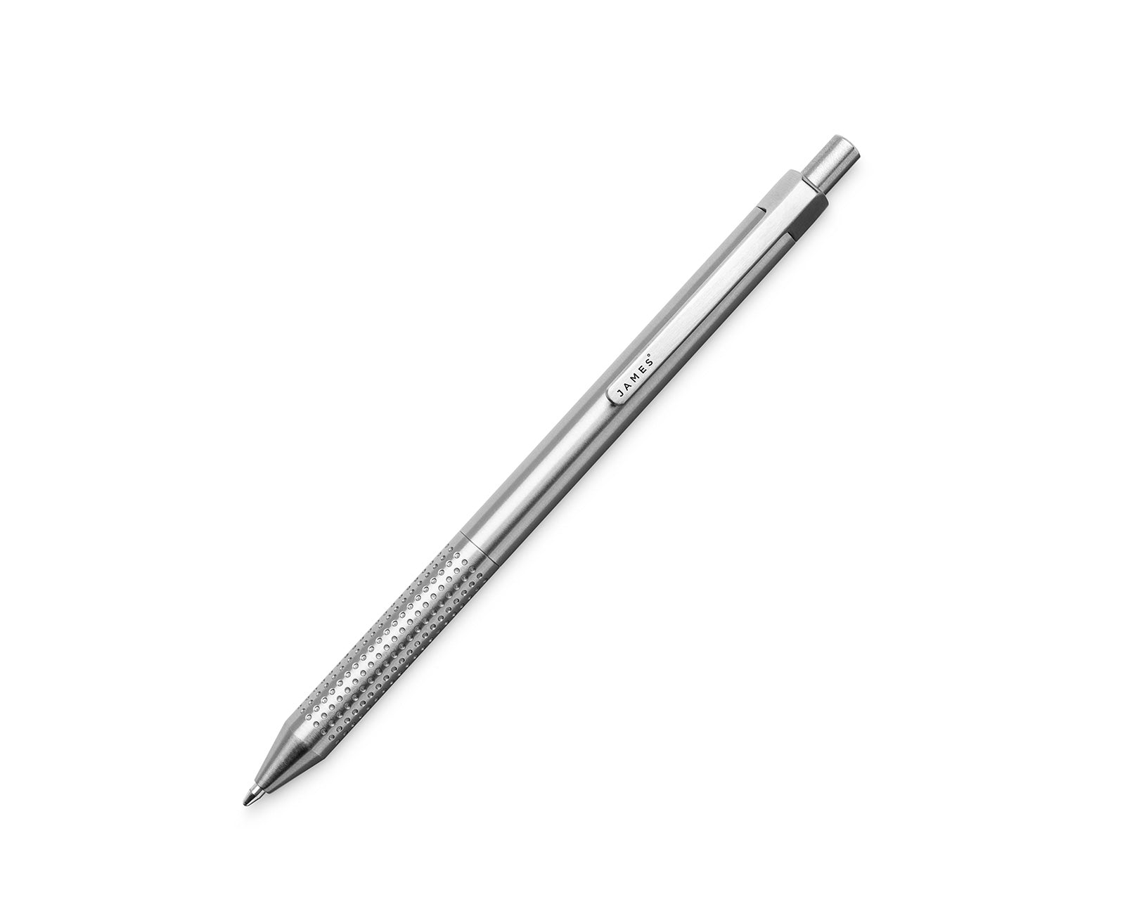 The stainless steel Burwell EDC click pen.