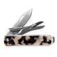 The Ellis EDC multitool in desert tortoise eco-acetate.