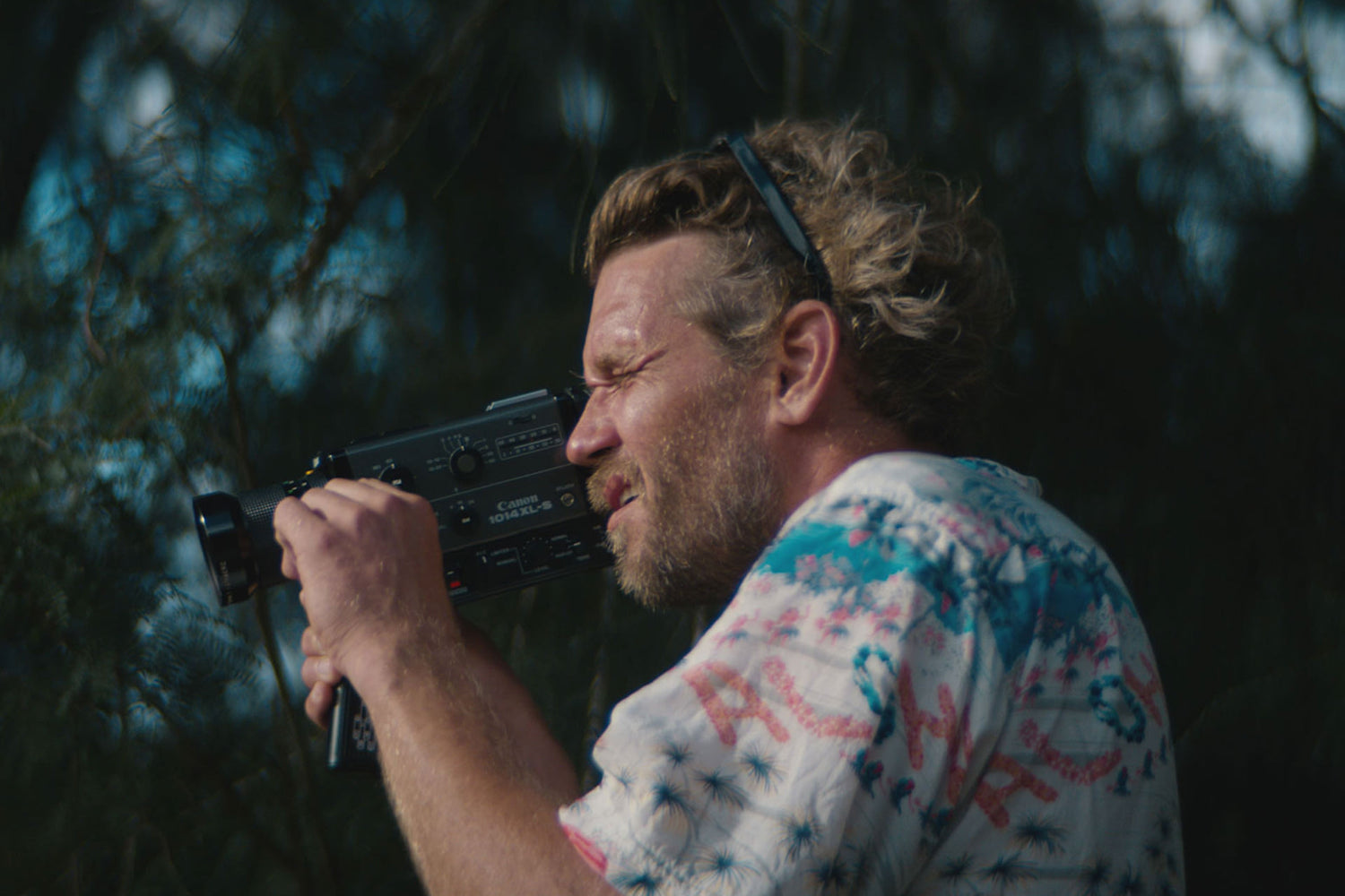 Professional skateboarder and photographer Arto Saari filming on Oahu in Hawaii.