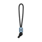 The Alder bead and lanyard in sea wave blue.