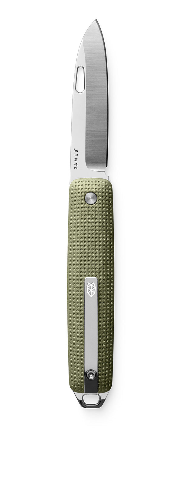 The Ellis ultra slim slip joint pocket knife in grove.