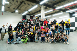 A group photo of the Harold Hunter Foundation Women’s History Month event
