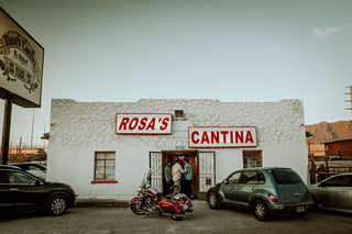 Josh Rosen walking into Rosa's Cantina.