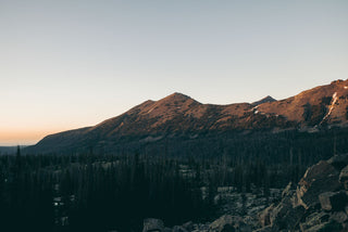 The Utah backcountry at sunset.