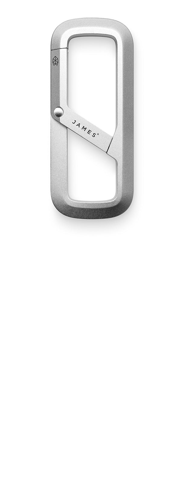 The Madison keychain carabiner on a white background.
